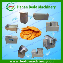 BEDO-Ausgang 30-300 kg / h elektrische Kartoffelchips, die Maschine gefrorene Pommes-Fritesproduktionslinie machen